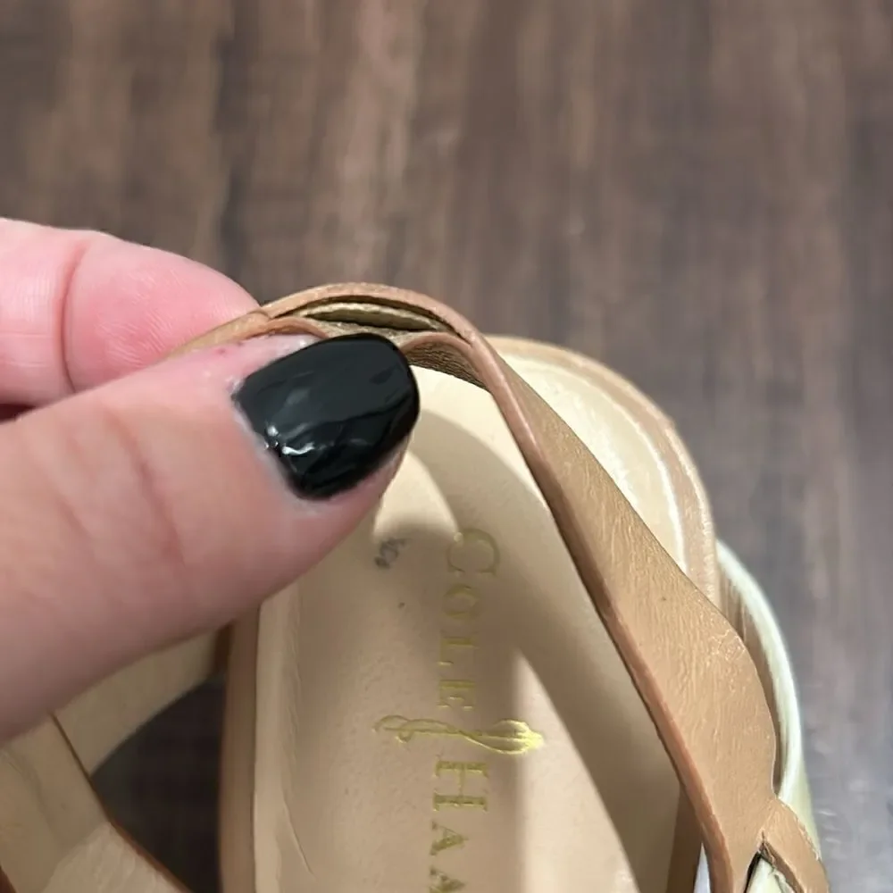 Cole Haan Nike Air Nude Wedges, Size 7.5